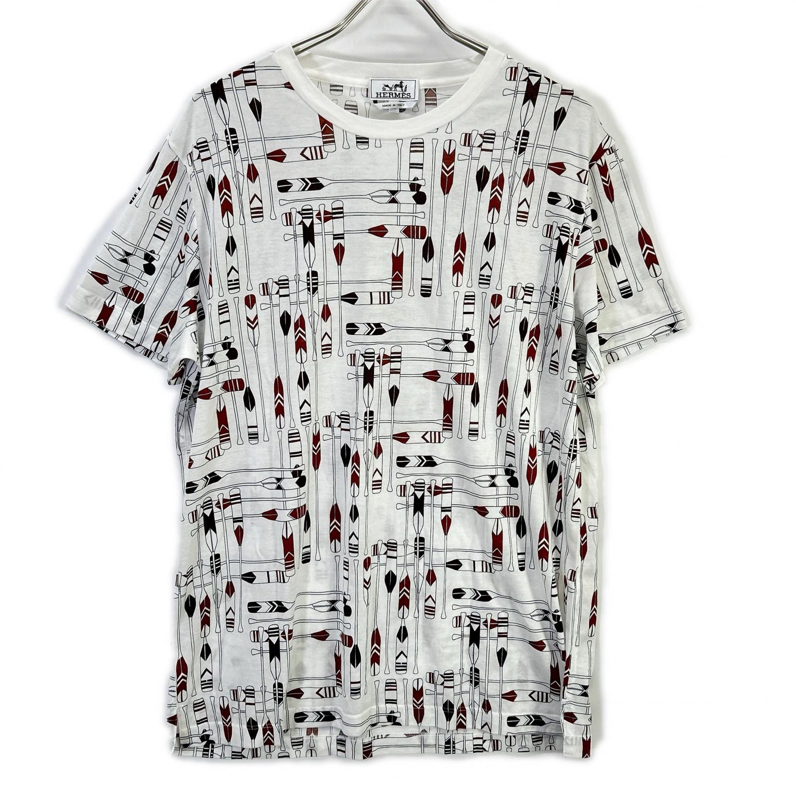 エルメス パドル柄 カットソー Tシャツ XL