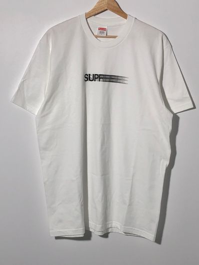 Supreme Motion Logo Tee "White" (23SS)
