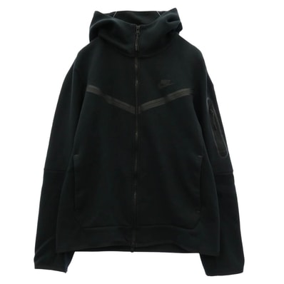 NIKE ナイキ CU4490-010 TECH FLEECE PARKA テックフリース フルジップ パーカー ブラック系 L【中古】