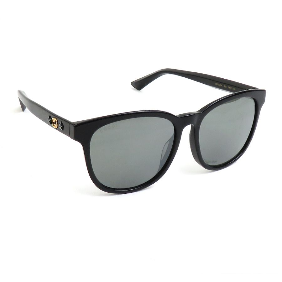 グッチ GUCCI サングラス プラスチック ブラック ユニセックス【中古】 55888g