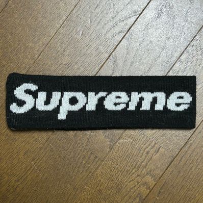 Supreme / New Era® Big Logo Headband "Black"