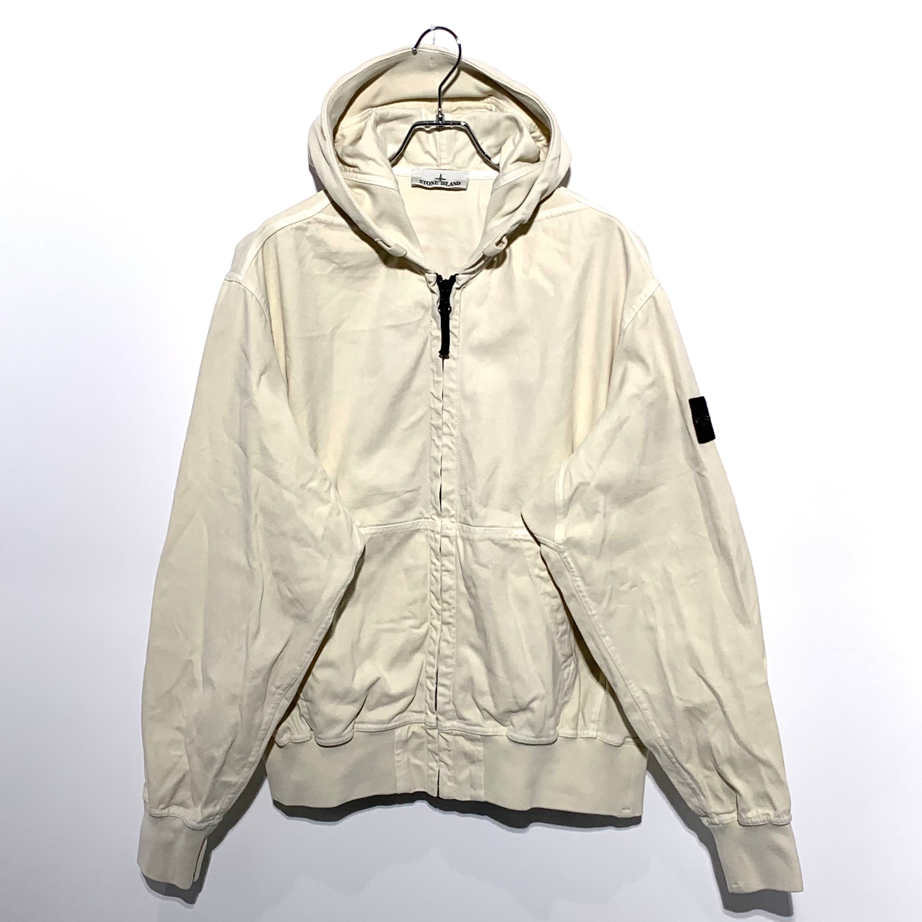 Stone Island 6100017 Organic Panama Cotton Old Effect "Ivory"