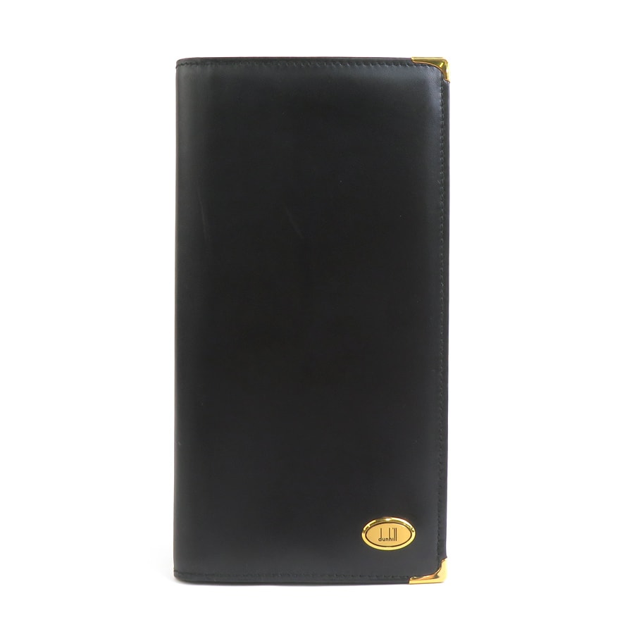 ダンヒル Dunhill 札入れ レザー ブラック メンズ【中古】 h31103a