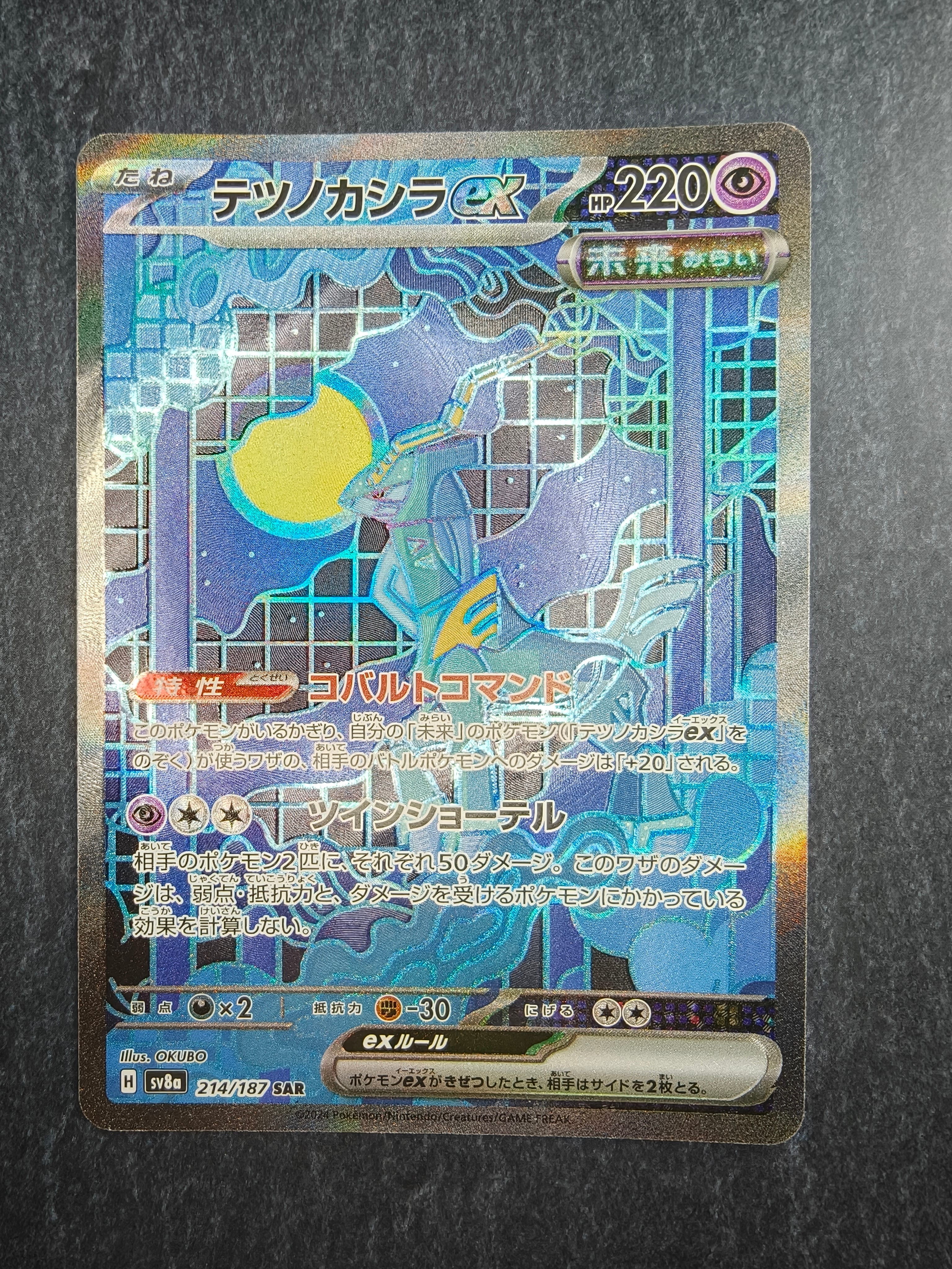 テツノカシラex SAR [SV8a 214/187](ハイクラスパック「テラスタル