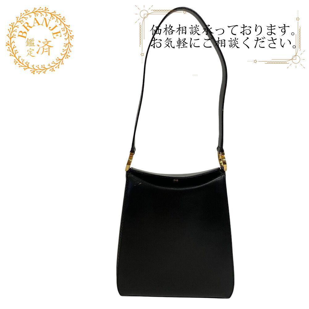サルヴァトーレフェラガモ Salvatore Ferragamo ショルダーバッグ ガンチーニ ブラック