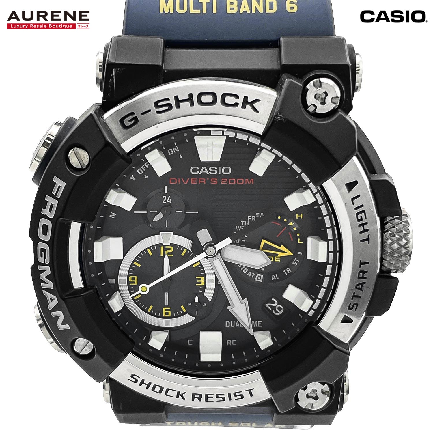 CASIO カシオ G-SHOCK フロッグマン GWF-A1000 腕時計
ソーラー電波時計 メンズ
【中古】