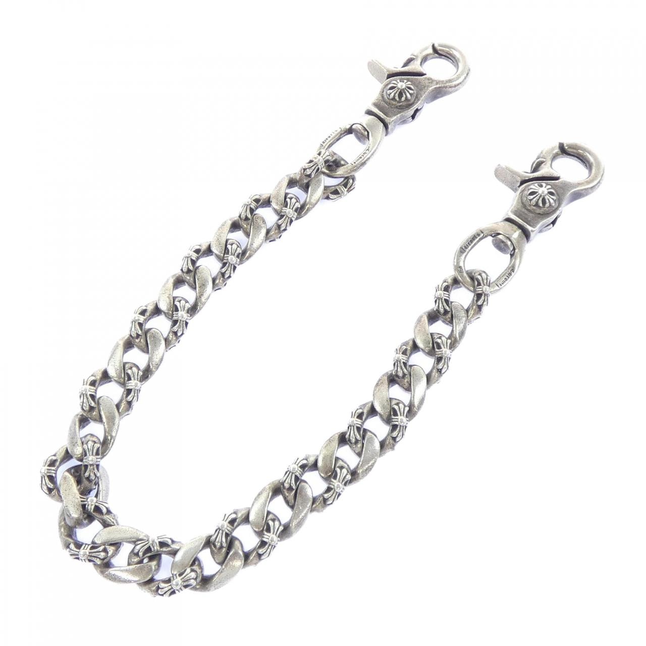Chrome Hearts Fancy Link Chain 2 Clip Short "Silver"