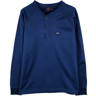 古着 00年代 パタゴニア Patagonia CAPILENE キャプリーン 42261F8 ヘンリーネック フリーススウェットシャツ トレーナー USA製 メンズL相当/eaa611539
