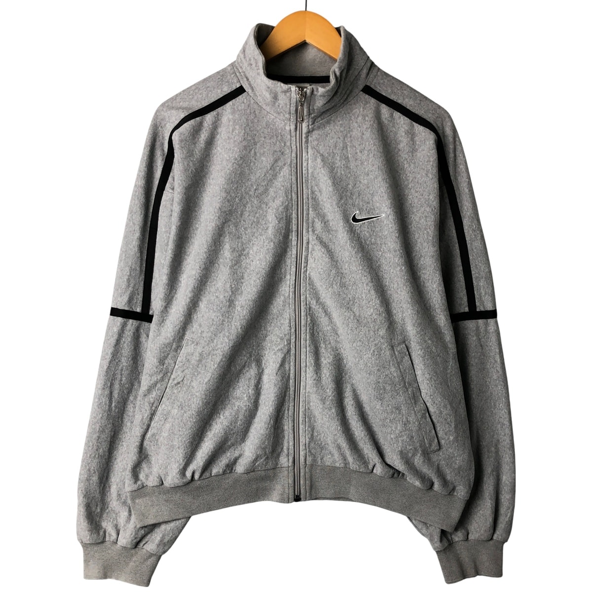 古着 90年代 ナイキ NIKE 銀タグ ハイネック スウェットフルジップパーカー メンズL相当 ヴィンテージ/eaa604032