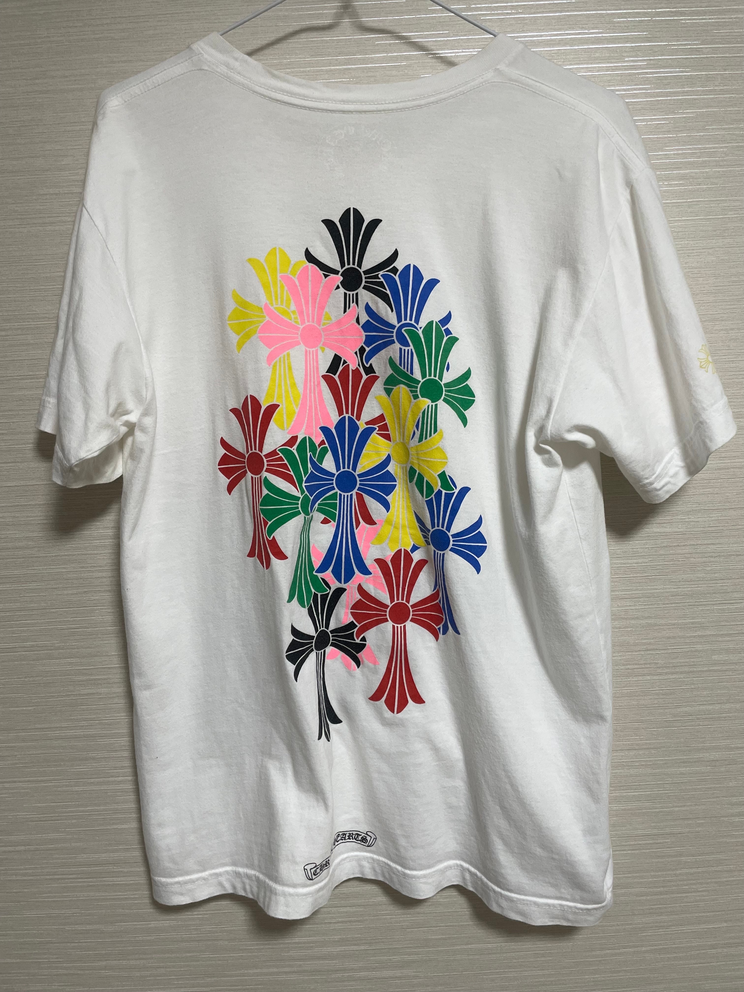 Chrome Hearts Multi Color Cross Cemetery T-Shirt "White"