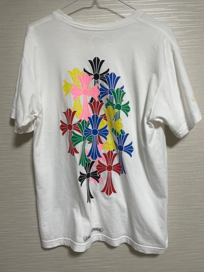 Chrome Hearts Multi Color Cross Cemetery T-Shirt "White"