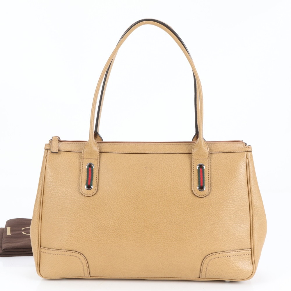 ■未使用 グッチ シェリー ライン 293599 トート バッグ レザー