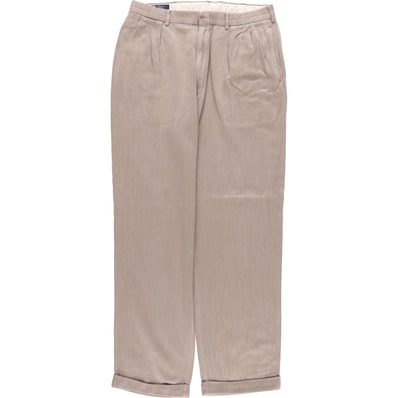 古着 ラルフローレン Ralph Lauren POLO by Ralph Lauren ツータック コットン スラックスパンツ メンズw31相当/eaa585443