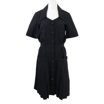 シャネル 【美品】P53425V29267 ココマークボタン ショートスリーブ シャツ 34