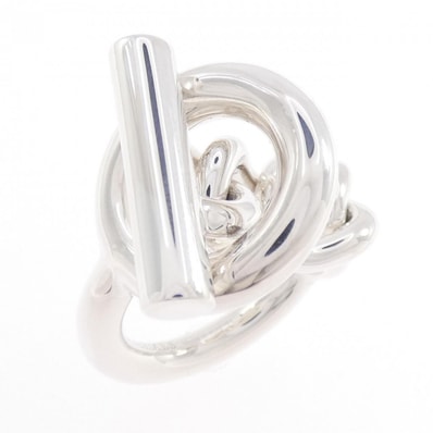 Hermes Croisette Ring GM Large Model "Silver"