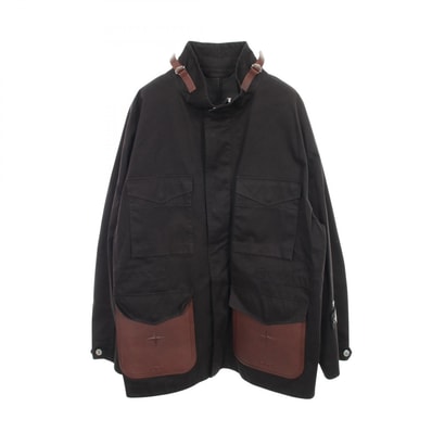 ディオール Dior DIOR × Stone Island 衣料品 アウター コットン メンズ ブラック系 493C403A6144 【中古】