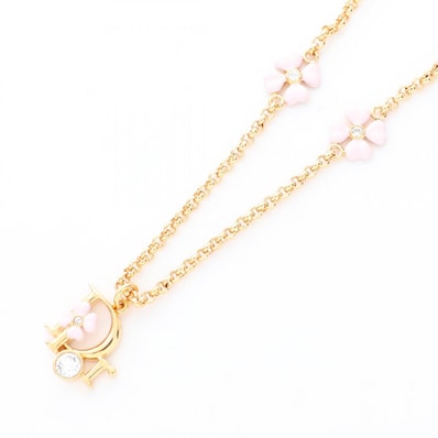 ディオール Dior Dior Precious Clover ネックレス ジュエリー GP(ゴールドメッキ) ラインストーン レディース ゴールド系 / クリア系 / ピンク系 N4020WOMLQ216 【新品】