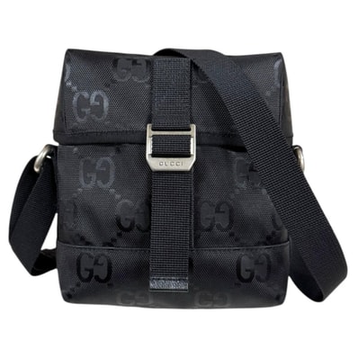 グッチ オフザグリット ショルダーバッグ 643858 ブラック ユニセックス GUCCI 中古