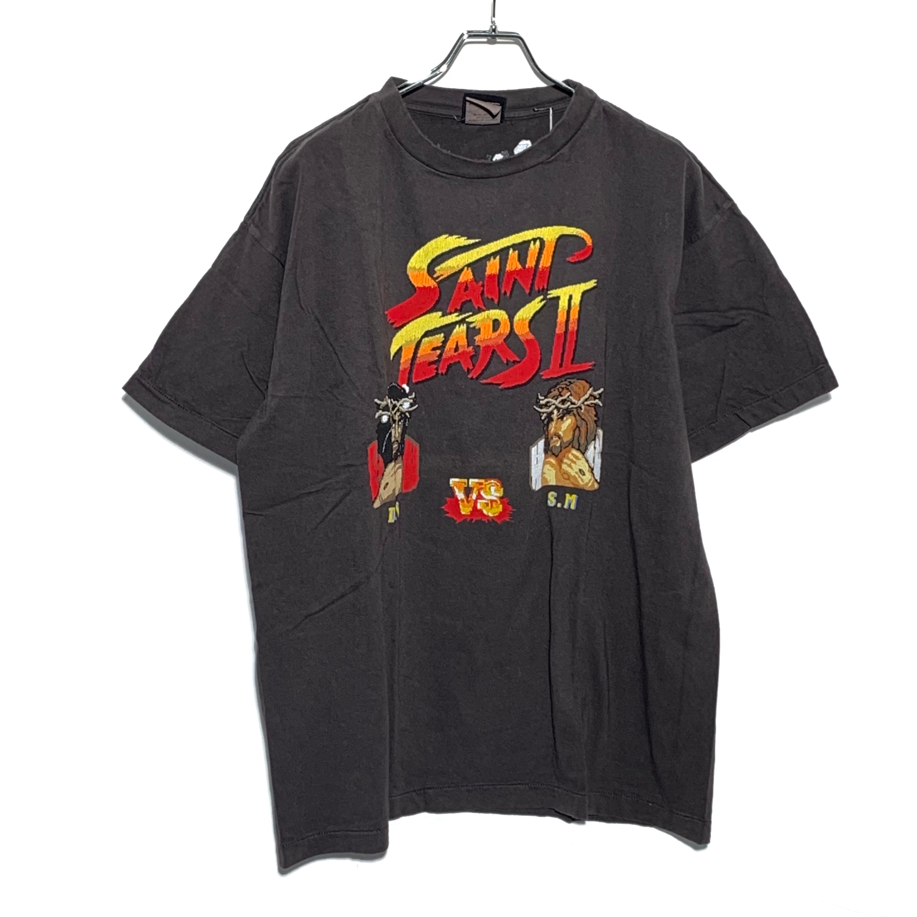 SAINT MICHAEL 21SS ×DENIM TEARS T-SHIRT Black
