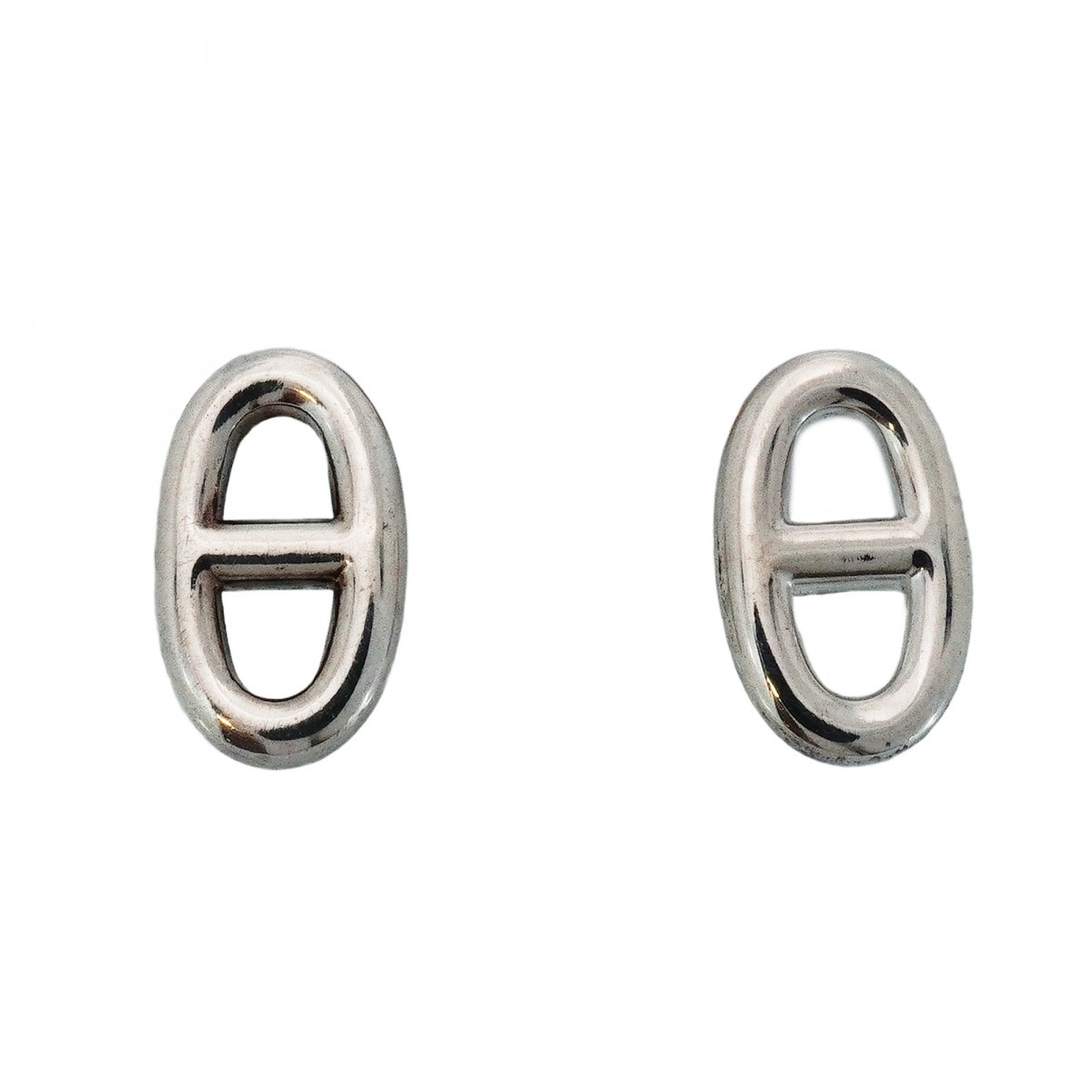 【6jdb0235】エルメス ピアス シェーヌダンクル TPM シルバー925【中古】レディース