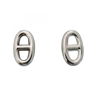 【6jdb0235】エルメス ピアス シェーヌダンクル TPM シルバー925【中古】レディース