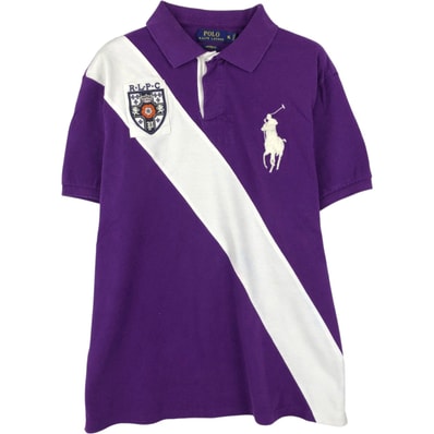 古着 ラルフローレン Ralph Lauren POLO RALPH LAUREN CUSTOM FIT ビッグポニー 半袖 ポロシャツ メンズXL相当/eaa653653