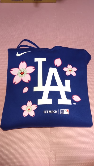 Takashi Murakami x MLB World Tour Tokyo Series 2025 Dodgers Hoodie "Blue"