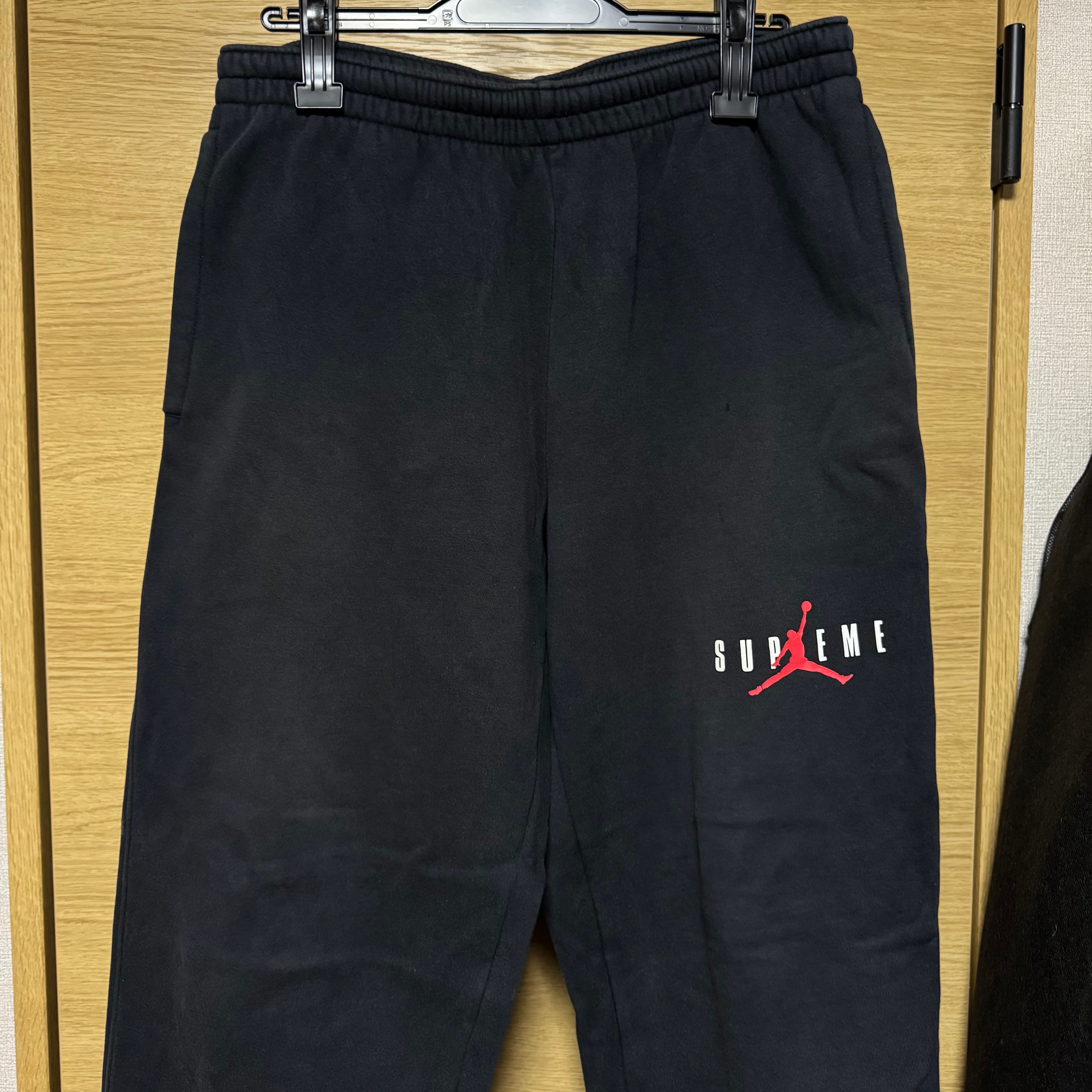 シュプリーム x ジョーダン スウェットパンツ "ブラック"