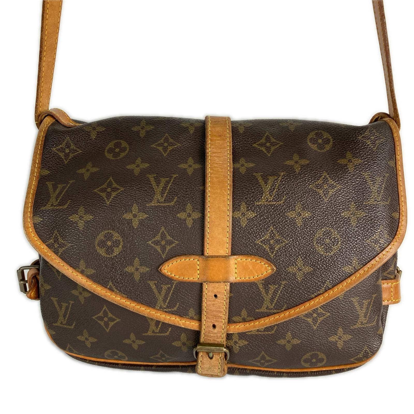 LOUIS VUITTON ルイヴィトン ショルダーバッグ モノグラム ソミュール M40710 ブラウン