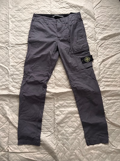 Stone Island 31419 Stretch Cotton Cargo Pants - 21SS "Black"