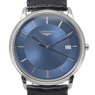 ロンジン LONGINES L4.677.4 デイト クォーツ メンズ 美品 J#144847