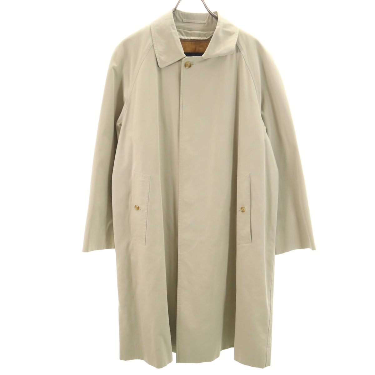 BURBERRY LONDON バーバリーロンドン 日本製 ステンカラーコート 90-165 グレージュ 三陽商会 ライナー付き