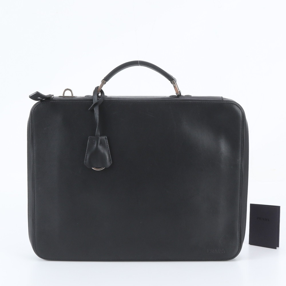 ■美品 プラダ ビジネス バッグ レザー