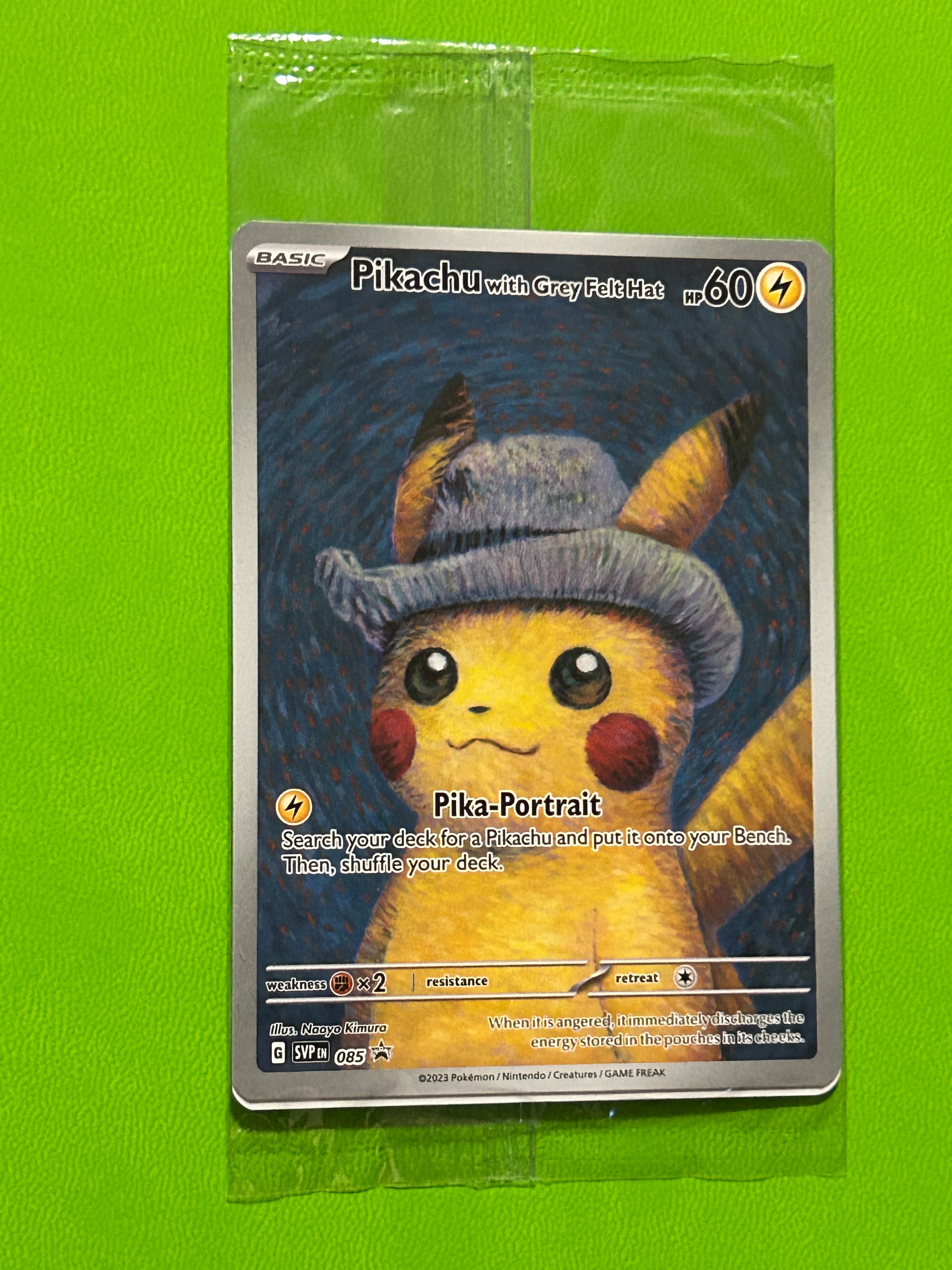 PSA10】ピカチュウ : プロモ [SVP EN 085](「ゴッホ展