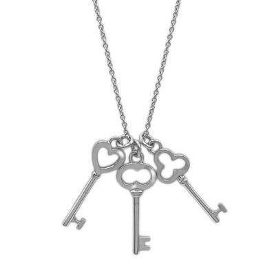 TIFFANY&Co. ティファニー スリーキー ネックレス
ペンダント ハート クラウン オーバル SV925 シルバー 新品仕上済 レディース
【中古】