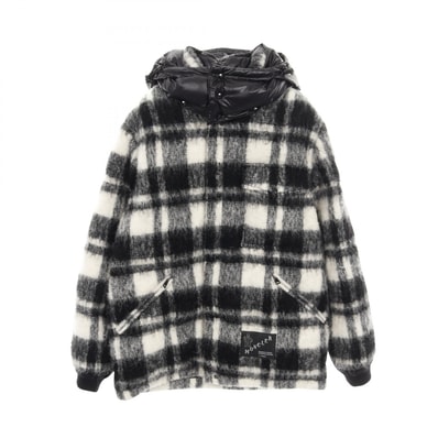 モンクレール MONCLER MONCLER GENIUS 7 FRAGMENT HIROSHI FUJIWARA LICH ダウンジャケット 衣料品 アウター ウール アルパカ メンズ ブラック系 / ホワイト系 【中古】
