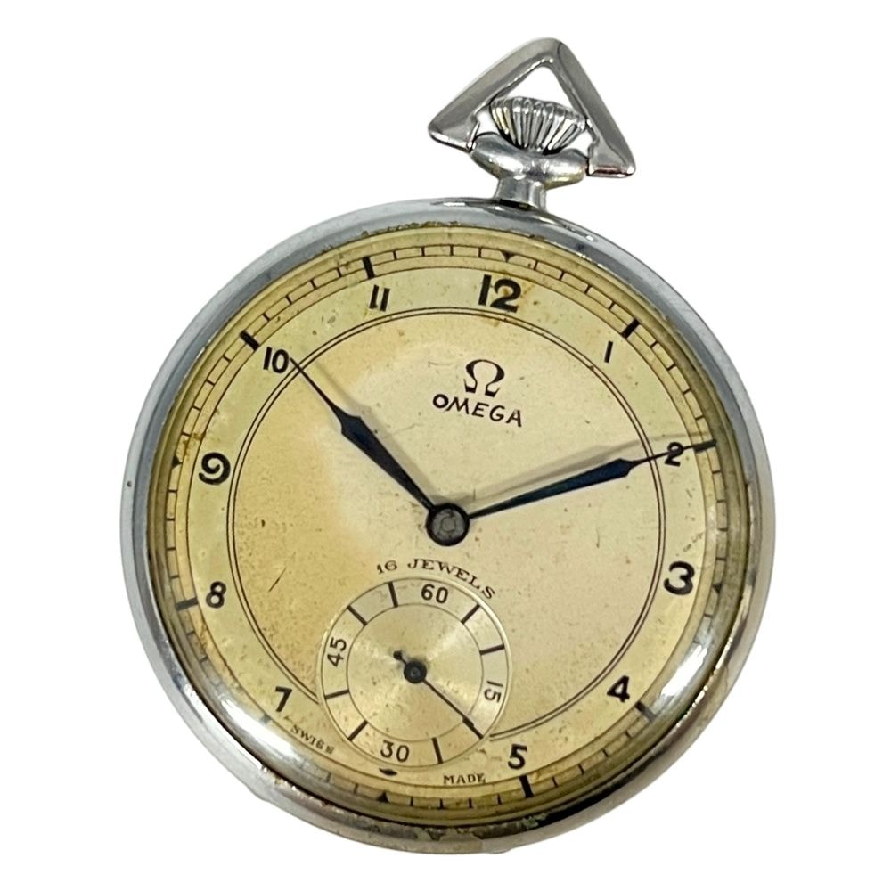 OMEGA オメガ 懐中時計 スモールセコンド 16石 手巻き C1022