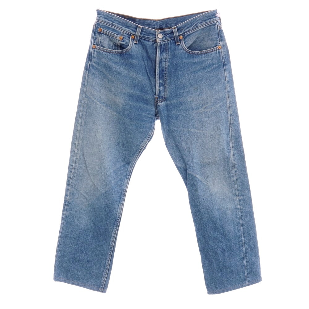 【中古】リーバイス Levi's 90’S 501 コットン デニムパンツ ジーンズ ブルー【サイズ33】【メンズ】