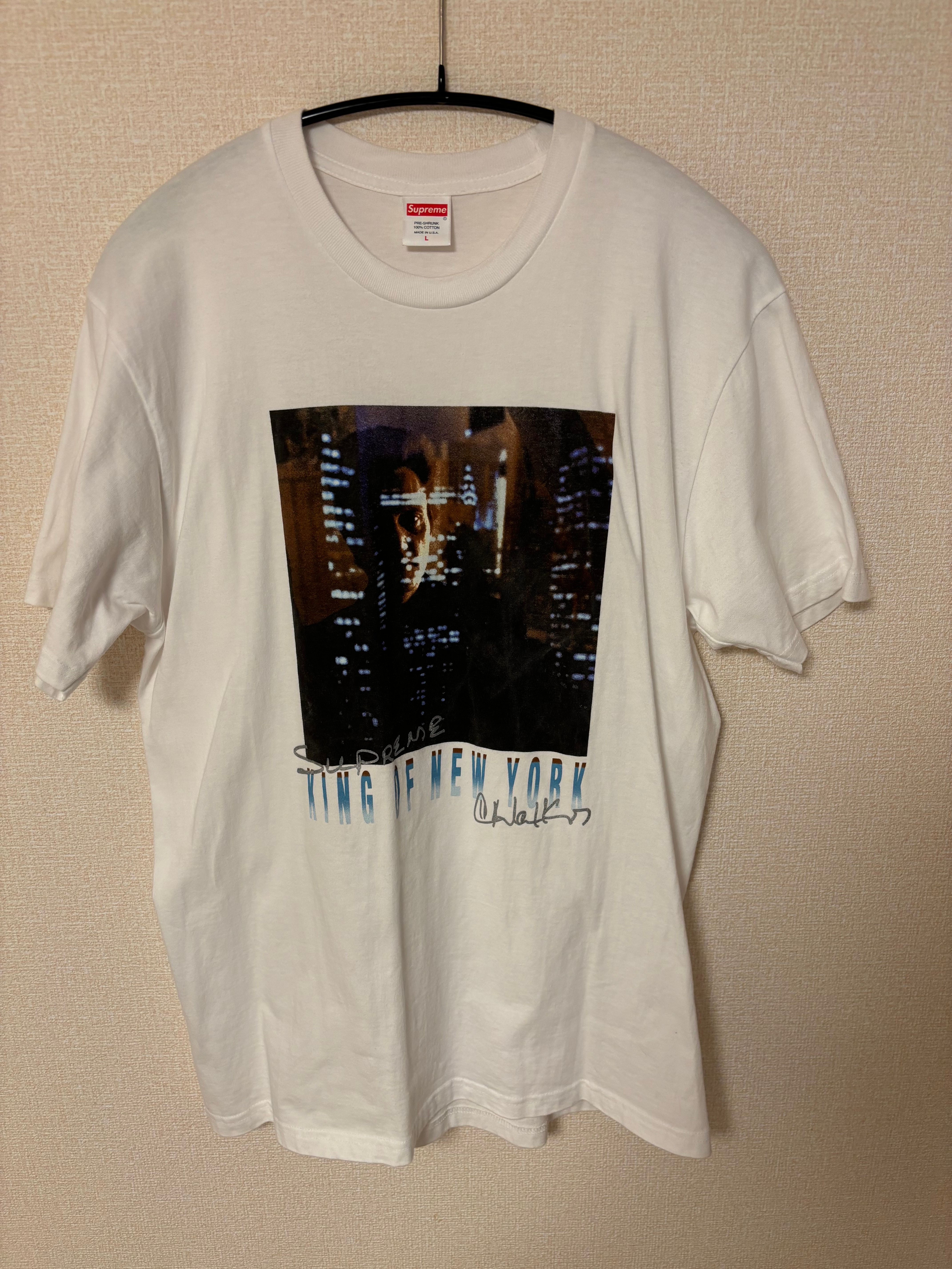 Supreme Christopher Walken King Of New York Tee "White"