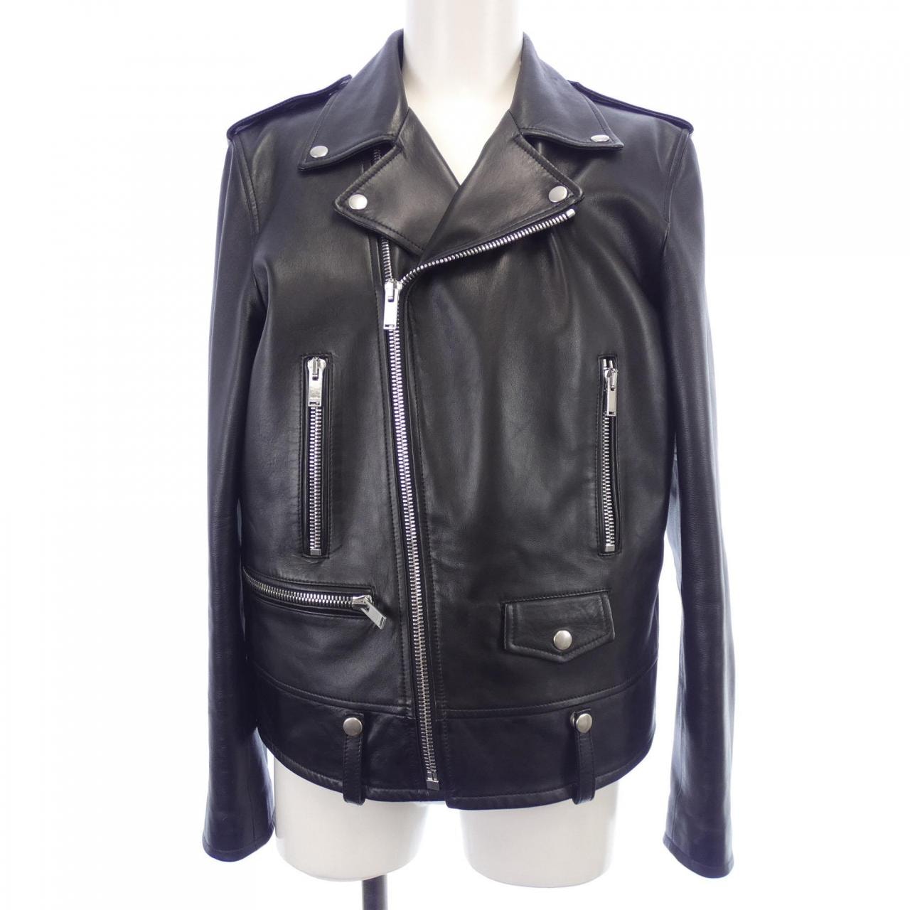 サンローラン SAINT LAURENT L01O クラシックモーターサイクルジャケット 484284 Y5YA2 レザーライダースジャケット