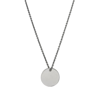 TIFFANY&Co. ティファニー コインエッジ ラウンド プレート ネックレス
ペンダント SV925 シルバー 新品仕上済 メンズ
【中古】