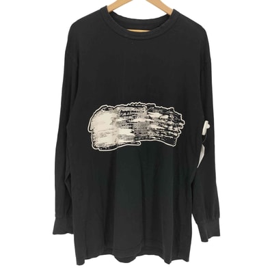 GFX LS TEE ブラッシュストロークグラフィック ロングスリーブTシャツ【1142279128555】