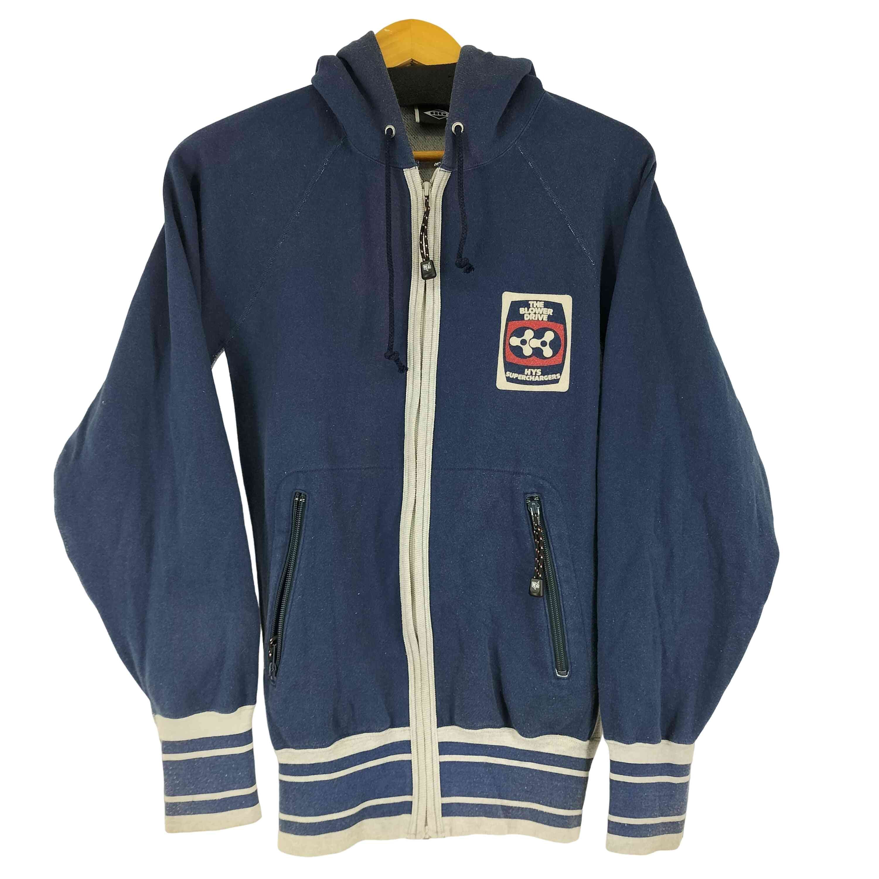 90S ロゴプリント ジップアップパーカー【1141443703123】