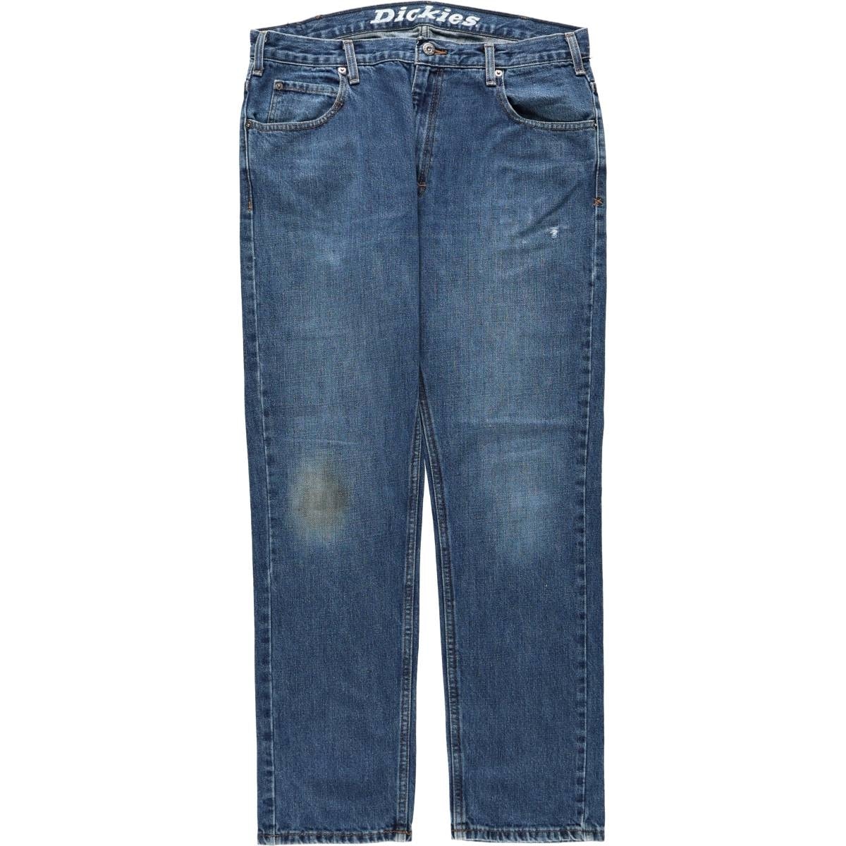 古着 ディッキーズ Dickies SLIM スリム ストレート デニムパンツ メンズw35相当/eaa667651