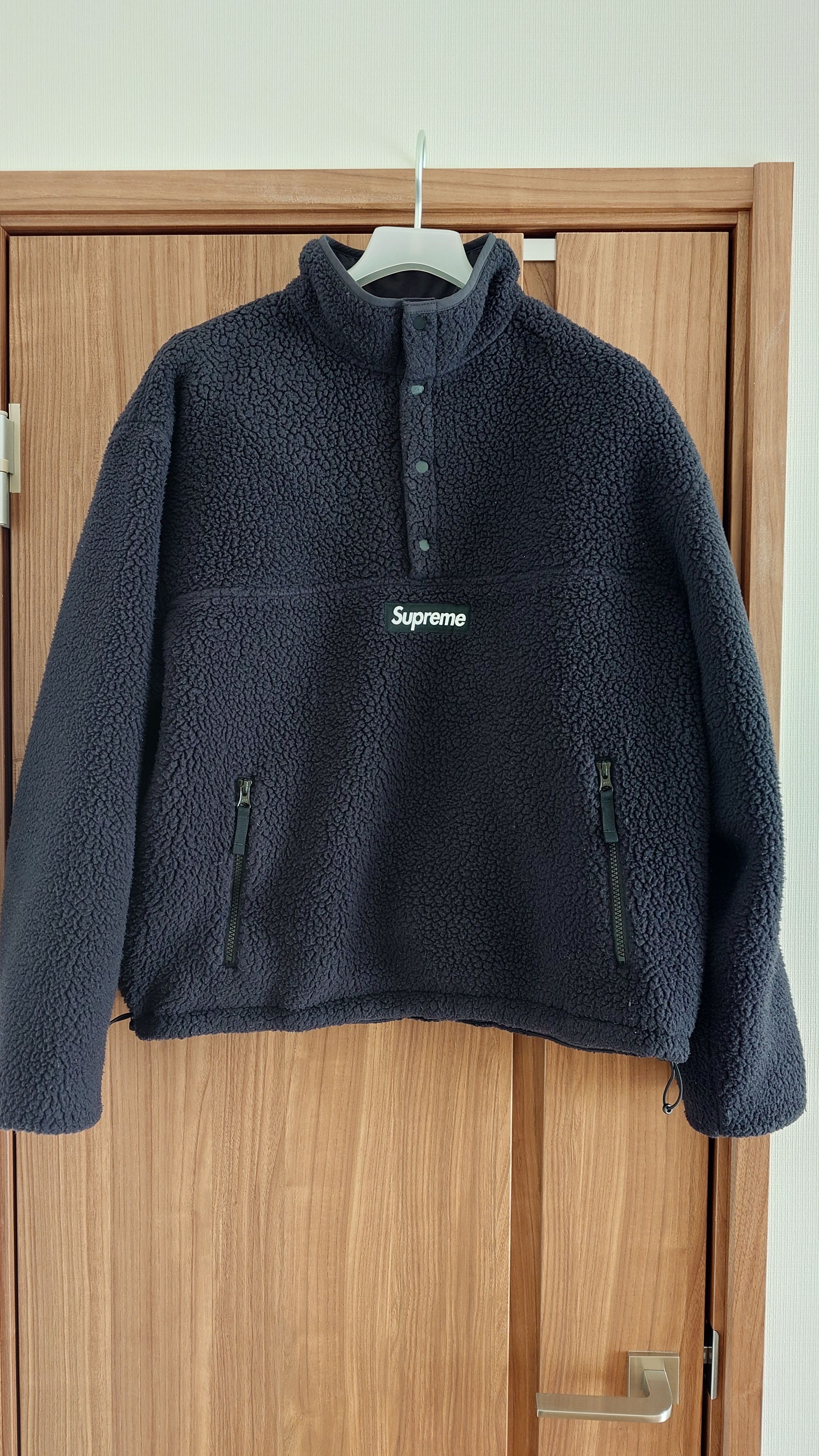 Supreme Polartec Shearling Reversible Pullover "Black" (24FW)
