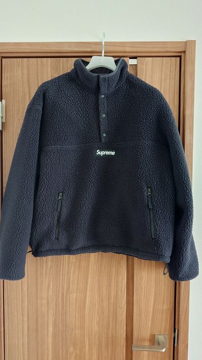 Supreme Polartec Shearling Reversible Pullover "Black" (24FW)