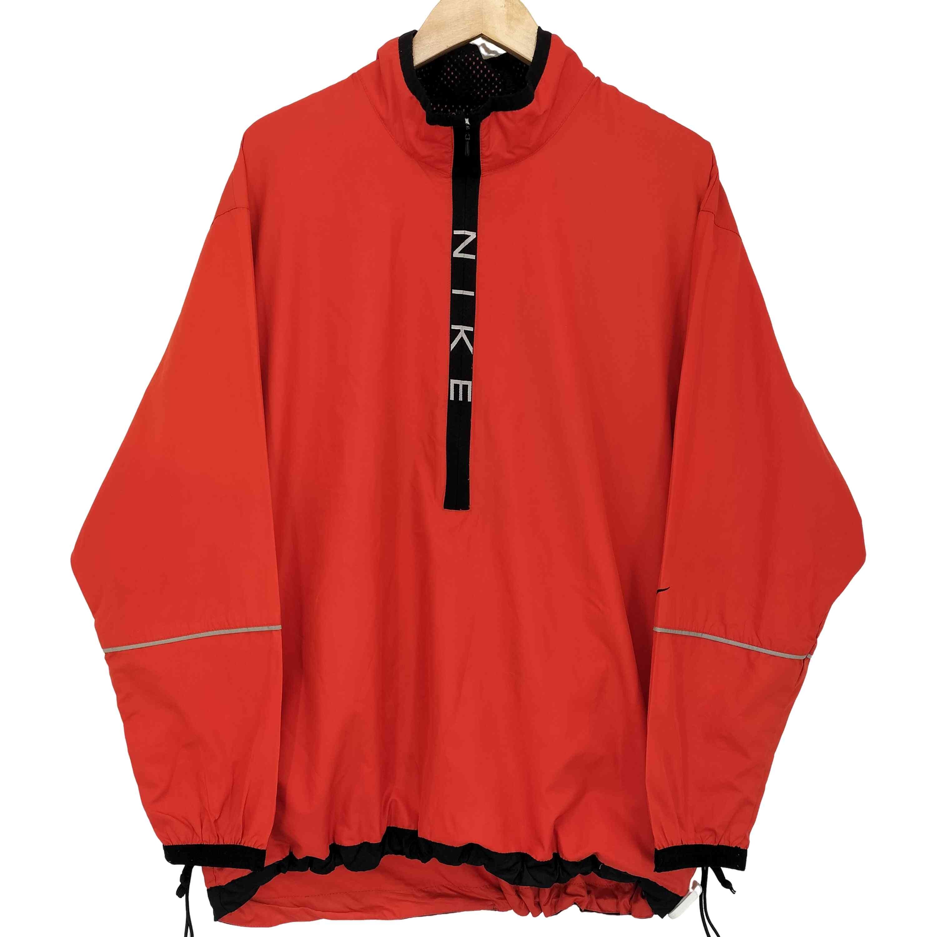 90s ハーフジップ ナイロン プルオーバー【1140564614028】