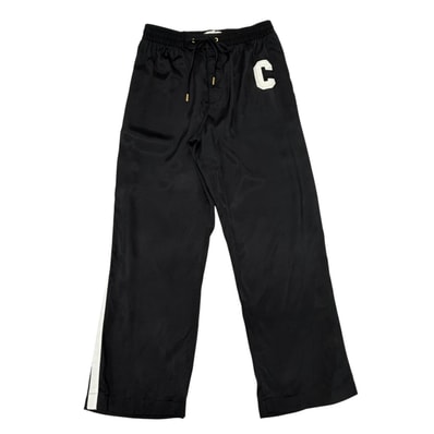 極美品 セリーヌ パンツ ブラック レディース 38 2P535164I