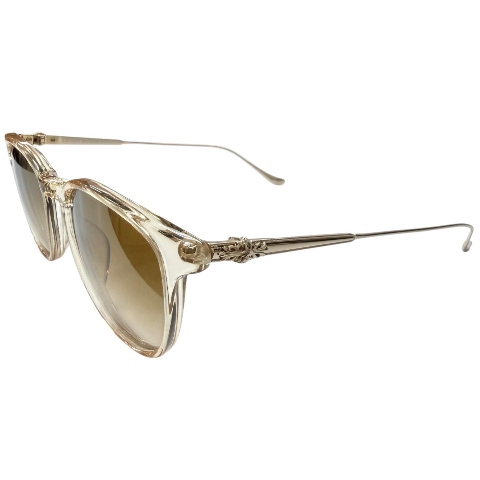 Chrome Hearts PLUCK Sunglasses "Brown/Gold"