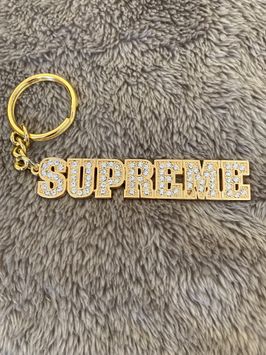 Supreme Block Logo Keychain